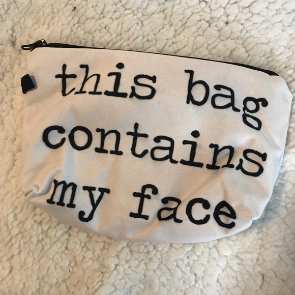 Slogan Print Cosmetic Bag - Picture 5 of 8